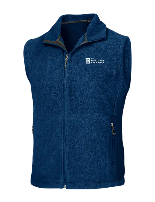 Navy Fleece Vest w/Mortgage Exchange Logo