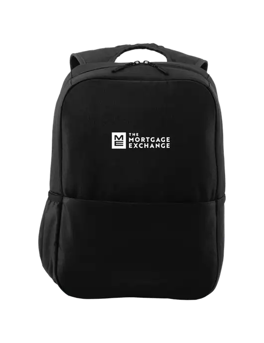 Access Square Laptop Black Backpack w/Mortgage Exchange Logo