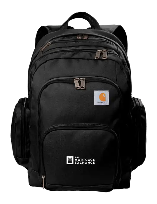 Carhartt Black Foundry Series Pro Backpack w/Mortgage Exchange Logo