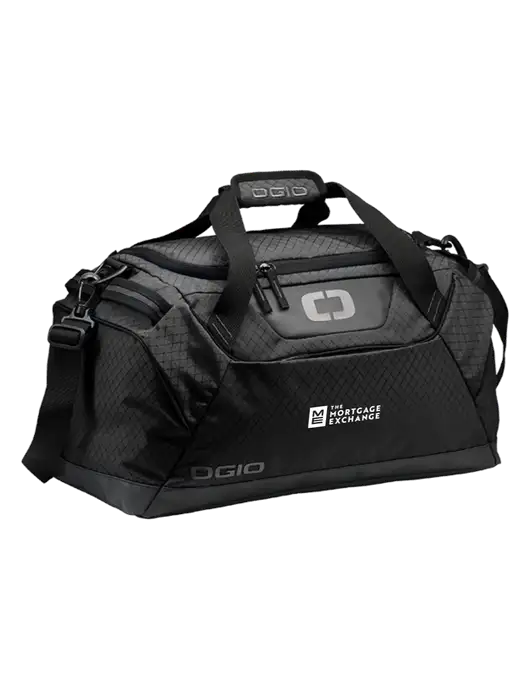 OGIO Black Catalyst Duffle
 w/Mortgage Exchange Logo