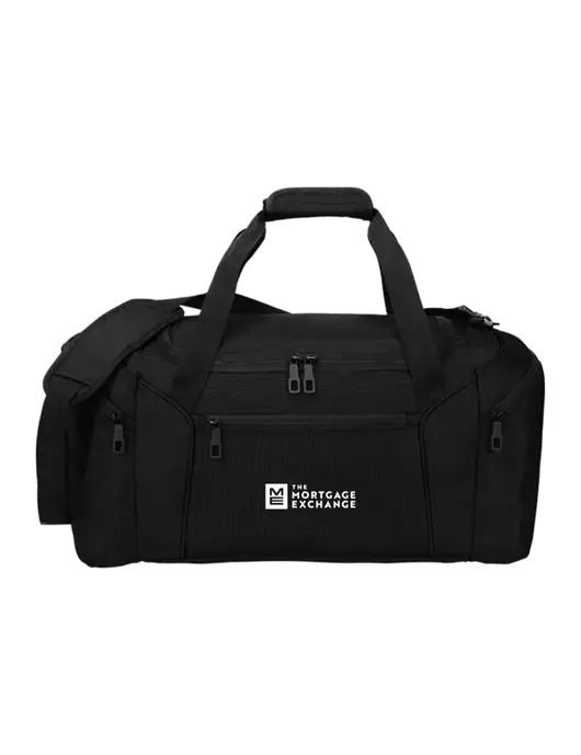 Slim & Lite Black Duffel    w/Mortgage Exchange Logo