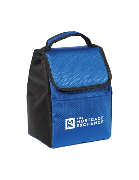 Lunch Bag Twilight Blue/Black Cooler w/Mortgage Exchange Logo