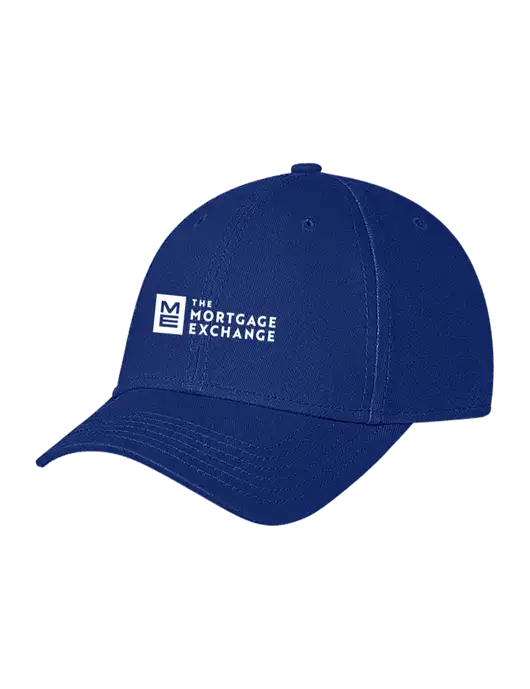 Royal Structured Soft Snap Closure Hook & Loop Cap w/Mortgage Exchange Logo