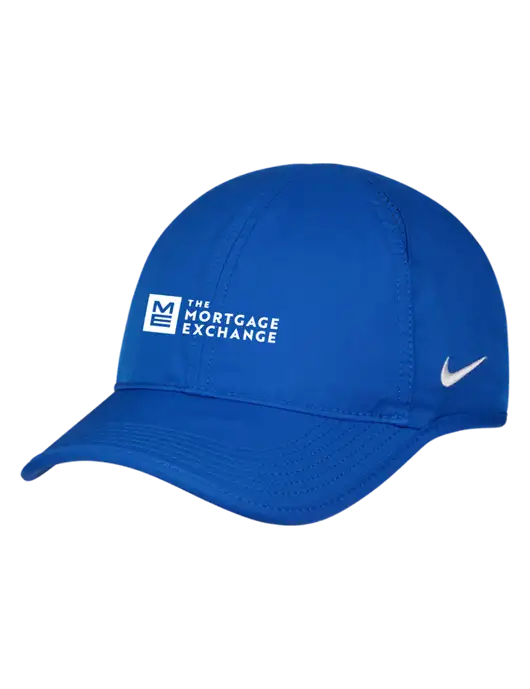 Nike Royal Featherlight Cap w/Mortgage Exchange Logo