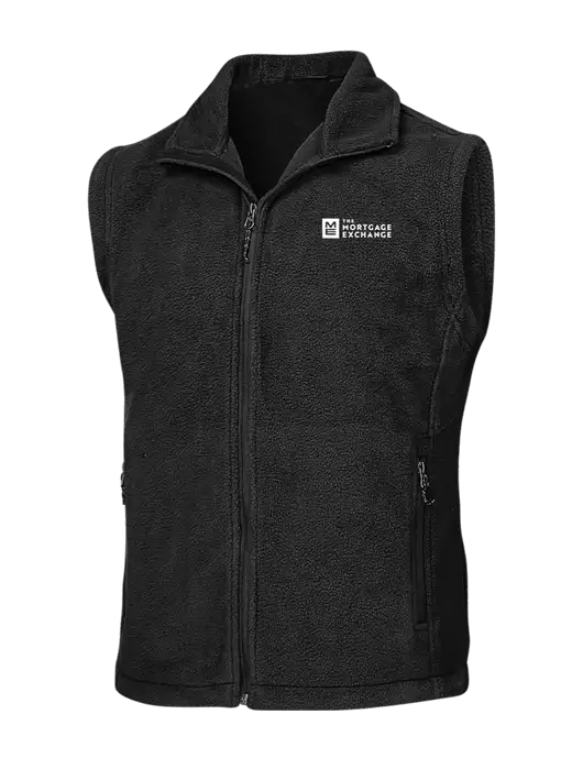 Black Fleece Vest w/Mortgage Exchange Logo
