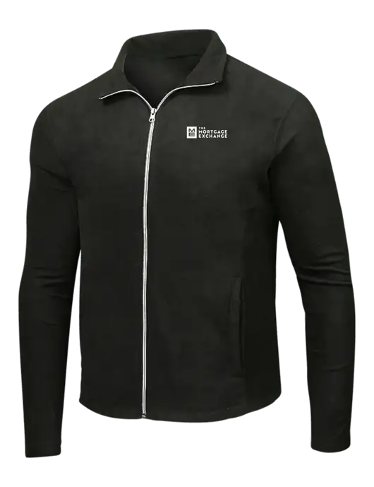 Black Microfleece Jacket w/Mortgage Exchange Logo