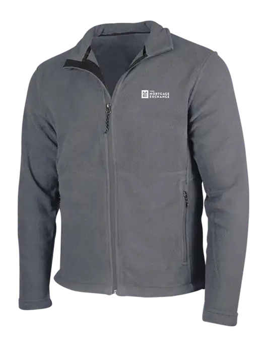 Medium Grey Fleece Jacket w/Mortgage Exchange Logo