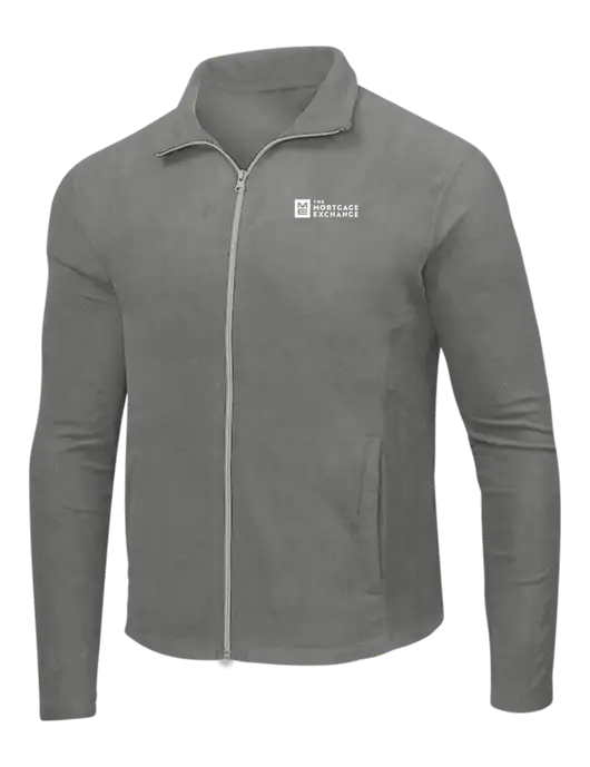 Medium Grey Microfleece Jacket w/Mortgage Exchange Logo