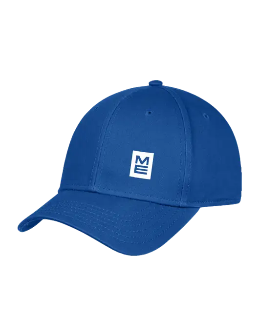 Royal Structured Cap Hook & Loop w/ME Stacked Logo