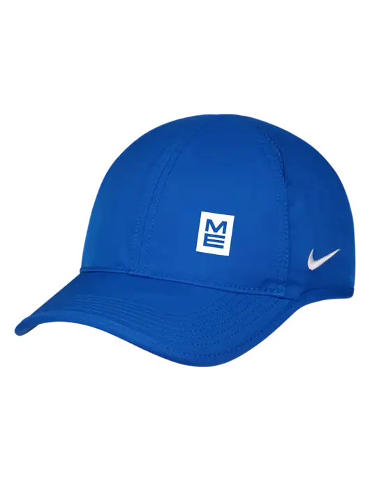 Nike Royal Featherlight Cap w/ME Stacked Logo