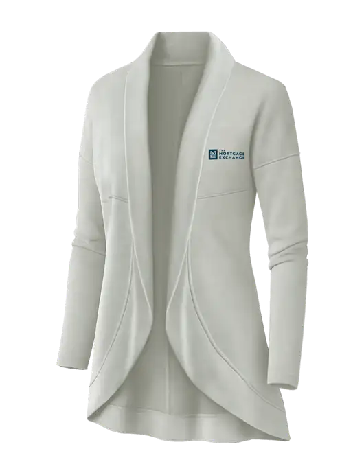 OGIO Ivory Snow Womens Luuma Cocoon Fleece w/Mortgage Exchange Logo
