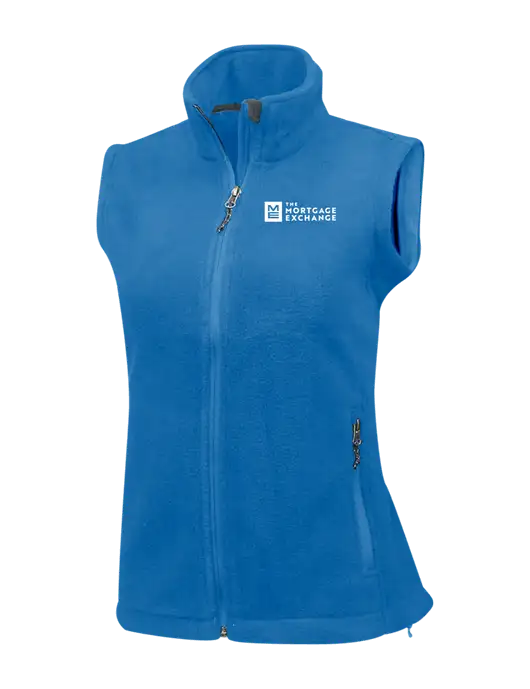 Royal Womens Fleece Vest w/Mortgage Exchange Logo