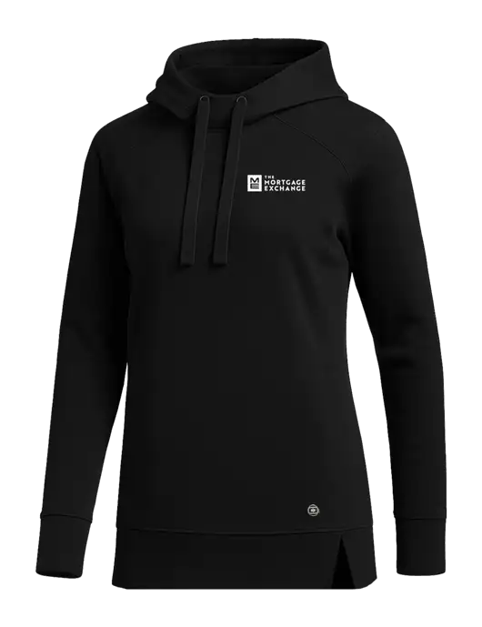 OGIO Black Womens Luuma Pullover Fleece Hoodie w/Mortgage Exchange Logo