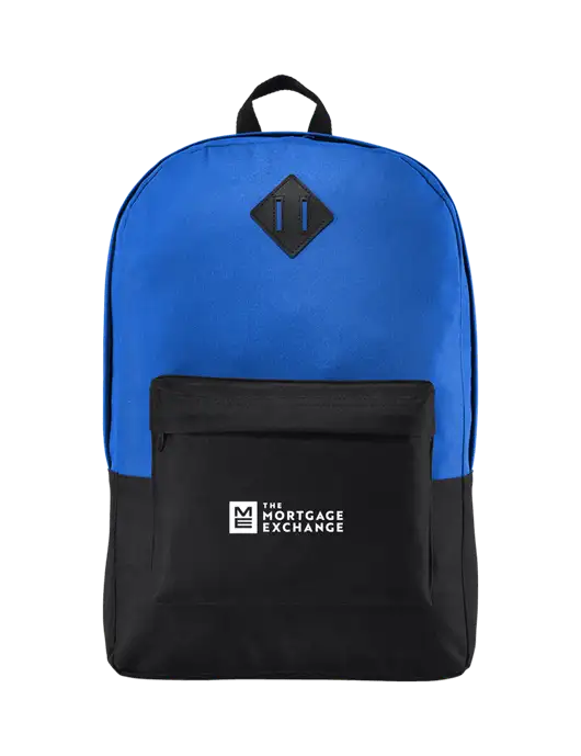Retro True Royal/Black Backpack w/Mortgage Exchange Logo