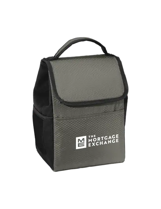 Lunch Bag Grey/Black Cooler w/Mortgage Exchange Logo