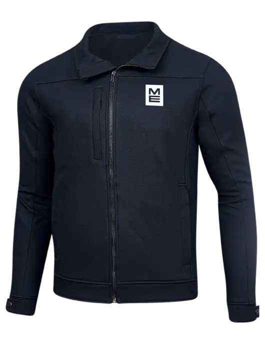 Cornerstone Navy Duck Bonded Soft Shell Jacket w/ME Stacked Logo