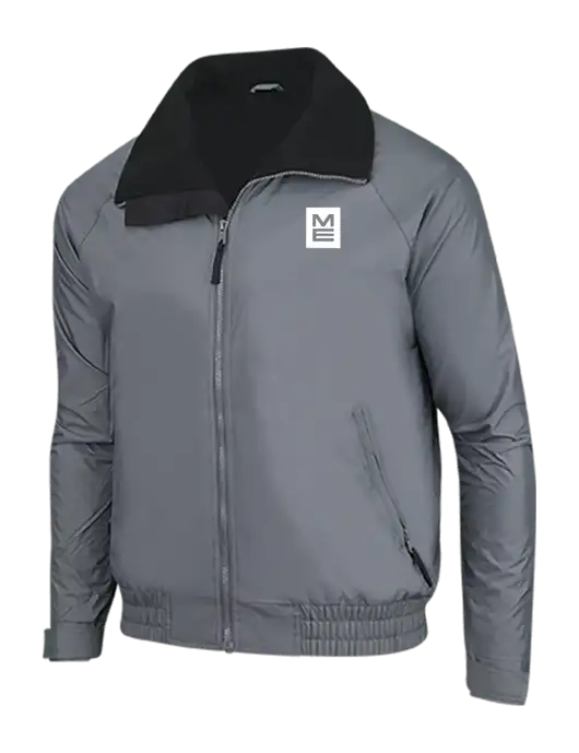 Dark Grey/Black Classic Competitor Jacket w/ME Stacked Logo
