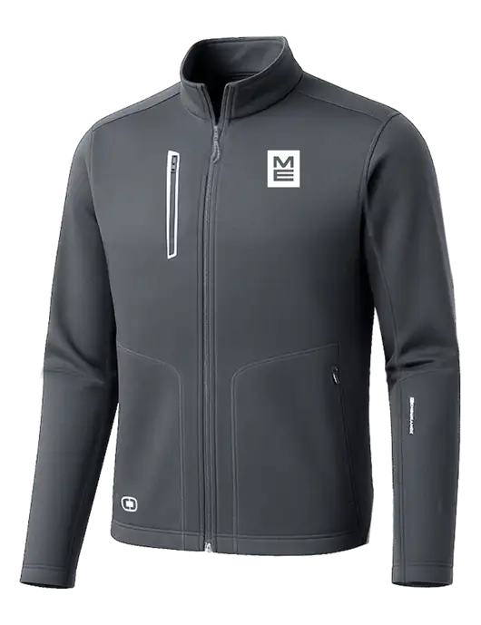 OGIO Dark Grey Endurance Fulcrum Full-Zip w/ME Stacked Logo