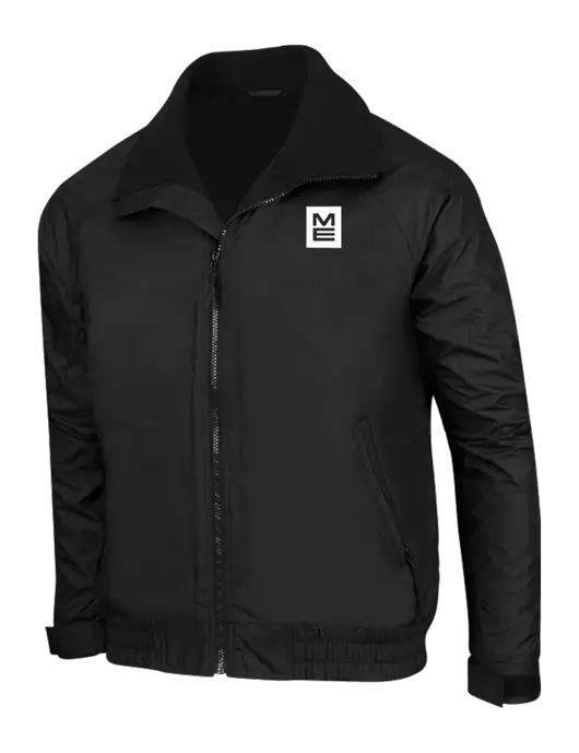 True Black/True Black Classic Competitor Jacket w/ME Stacked Logo