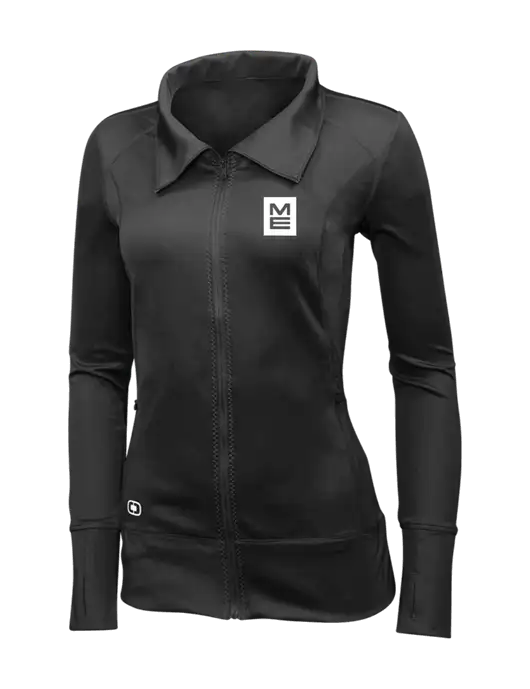 OGIO Blacktop Womens Endurance Fulcrum Full-Zip w/ME Stacked Logo