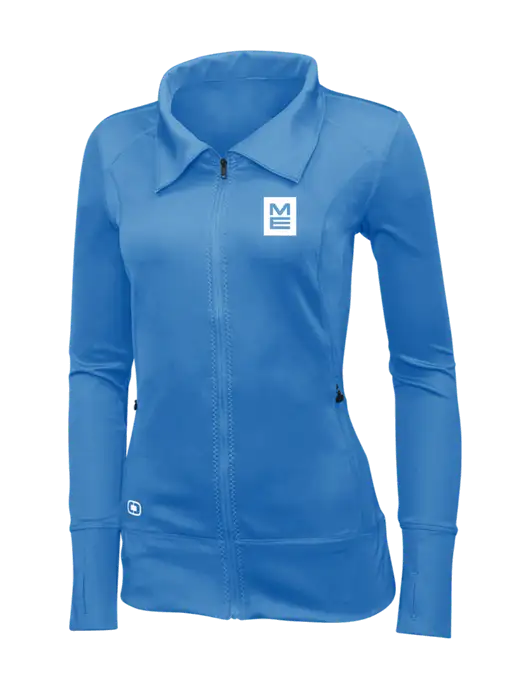 OGIO Royal Blue Womens Endurance Fulcrum Full-Zip w/ME Stacked Logo